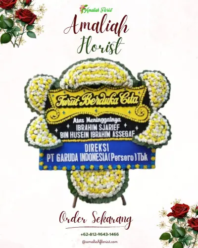 Papan Bunga Duka di Sei Agul