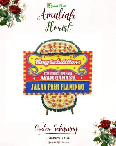 Bunga Papan Congratulation di Sei Agul